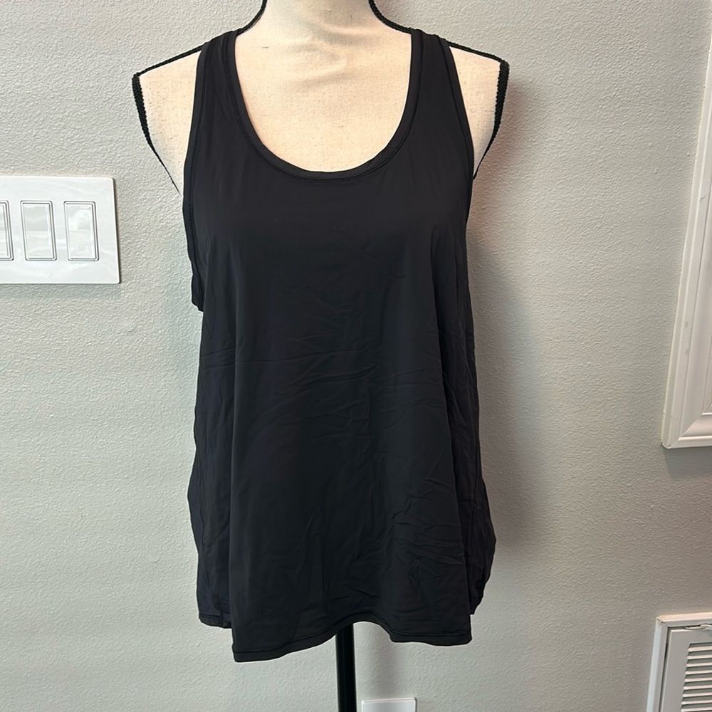 Lululemon Cool Racerback Black Tank Top Size 8
